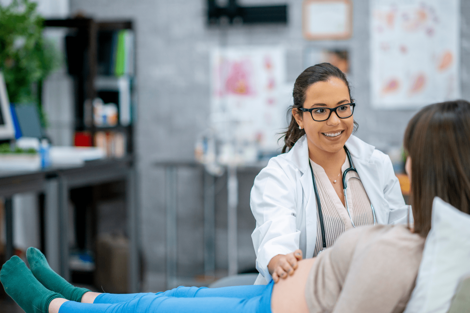 Woman Receiving Perinatal Care